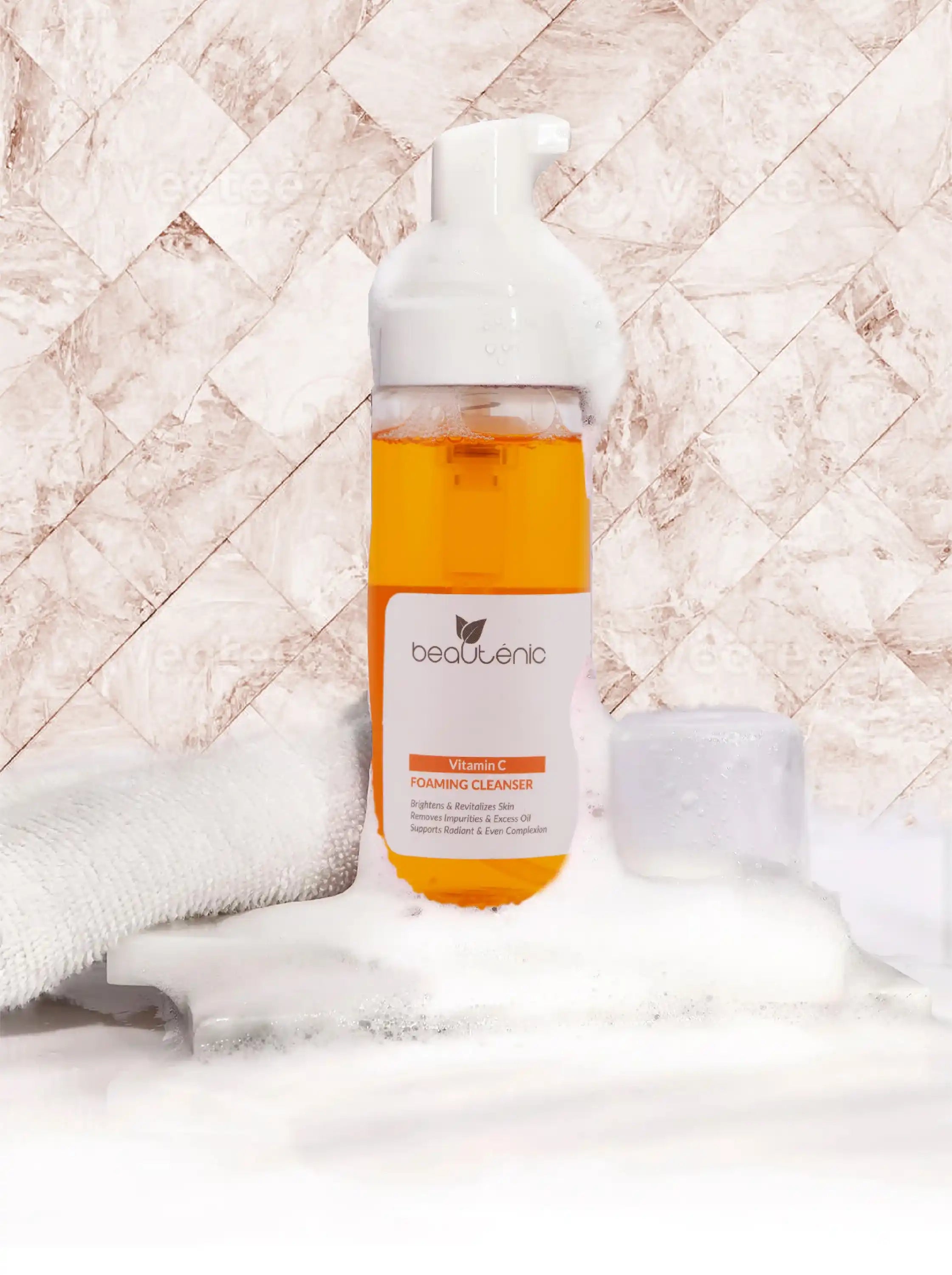 Vitamin c foaming cleanser